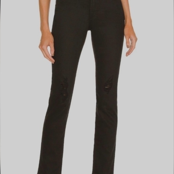 AG Alexxis Slim High-Rise Vintage Slim Black Jeans NWT - Picture 2 of 10